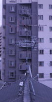 名古屋　地デジBSアンテナ取付け設置工事画像