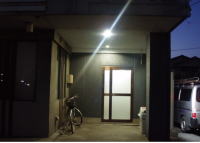 名古屋　エントランス照明器具取付け配線工事画像